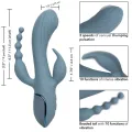 Vibrator Triple Ecstasy Grau von Calexotics