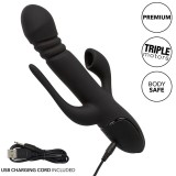 Vibrator Triple Euphoria Schwarz von Calexotics | Fesselliebe.de