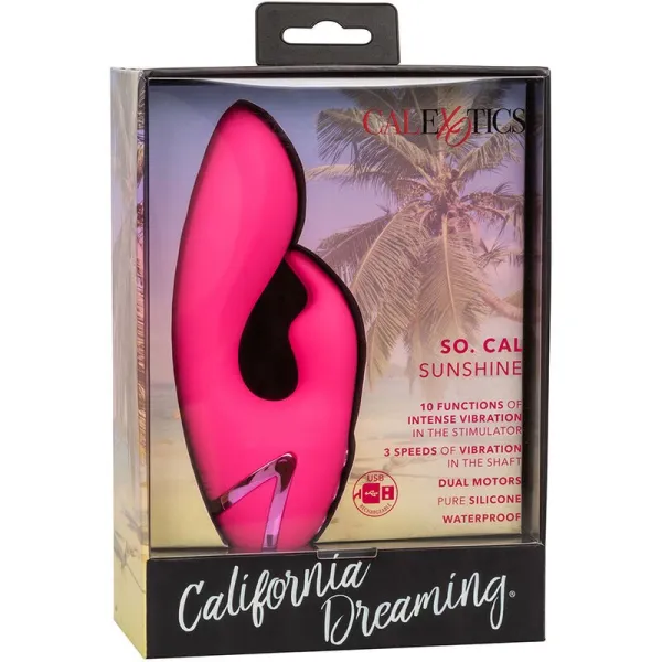 So, Cal Sunshine Vibrator Rabbit Fuchsia von California Dreaming von Calexotics | Fesselliebe.de