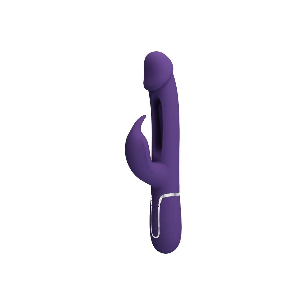 Kampas Rabbit 3 In 1 Multifunktionsvibrator mit Zunge Violett von Pretty Love Flirtation | Fesselliebe.de