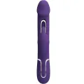 Kampas Rabbit 3 In 1 Multifunktionsvibrator mit Zunge Violett von Pretty Love Flirtation