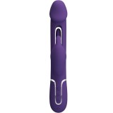 Kampas Rabbit 3 In 1 Multifunktionsvibrator mit Zunge Violett von Pretty Love Flirtation | Fesselliebe.de