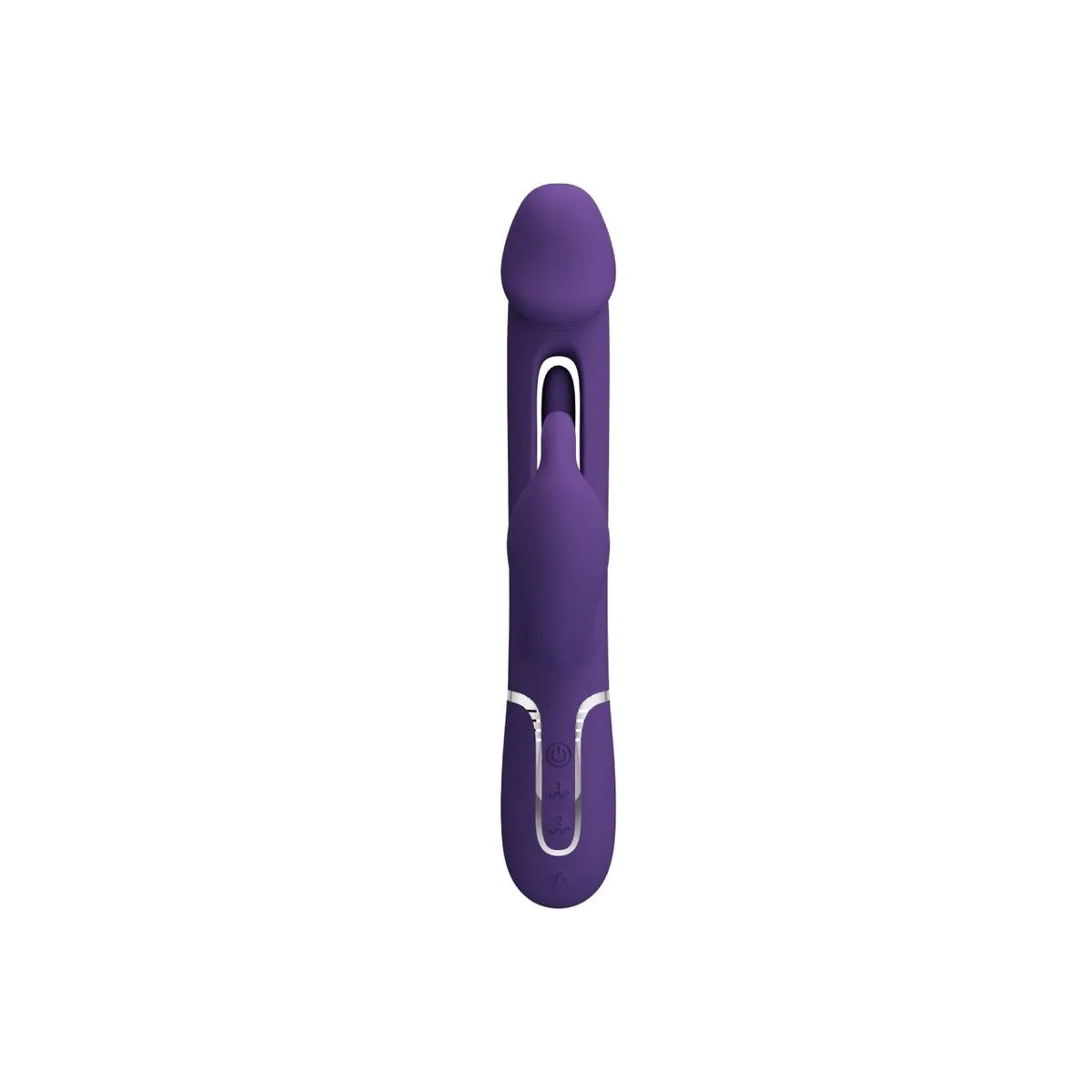 Kampas Rabbit 3 In 1 Multifunktionsvibrator mit Zunge Violett von Pretty Love Flirtation | Fesselliebe.de