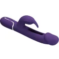 Kampas Rabbit 3 In 1 Multifunktionsvibrator mit Zunge Violett von Pretty Love Flirtation