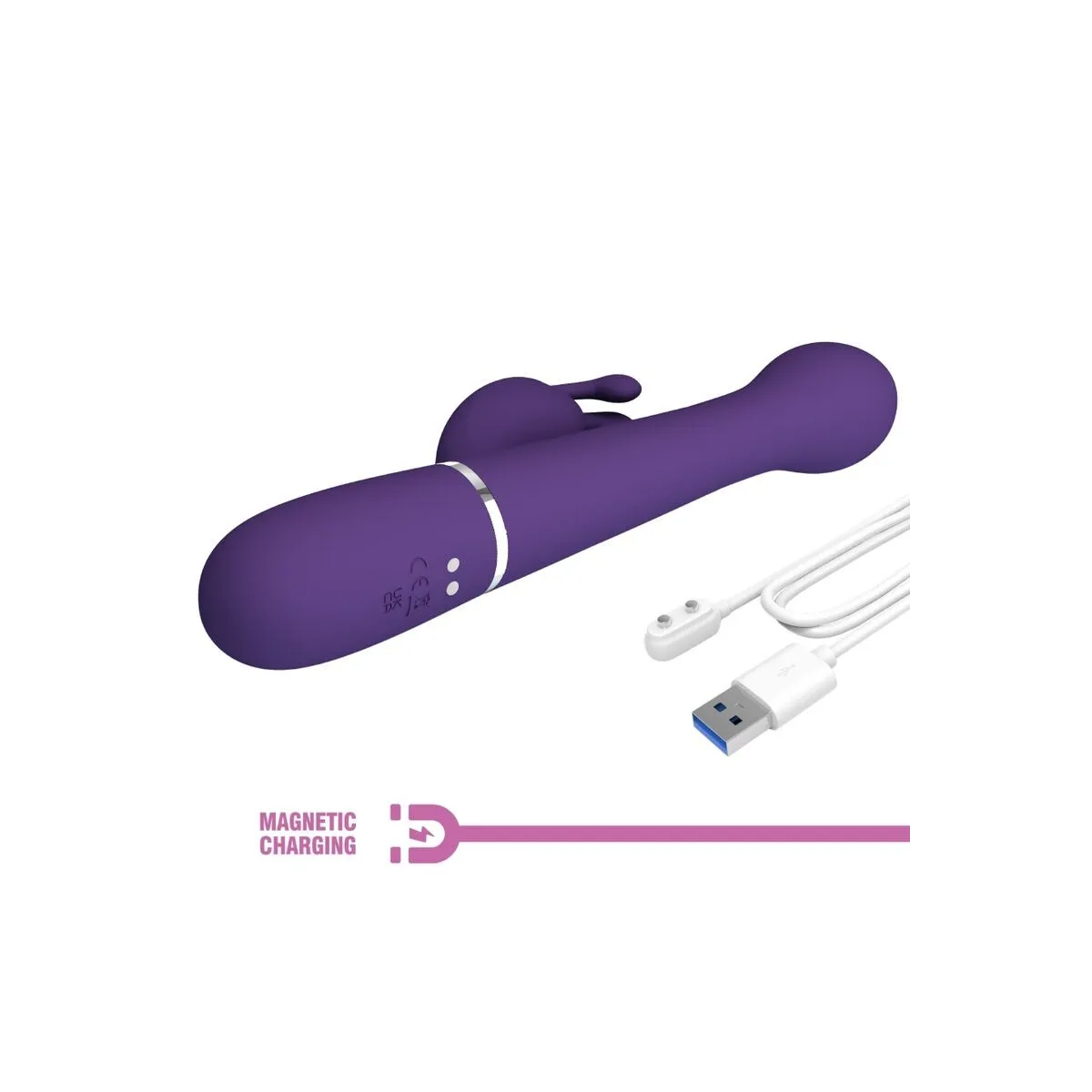 Dejon Rabbit Vibrator 3 In 1 Multifunktions-Lila von Pretty Love Flirtation | Fesselliebe.de