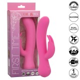First Time Vibrator Rabbit wiederaufladbar Rosa von Calexotics | Fesselliebe.de