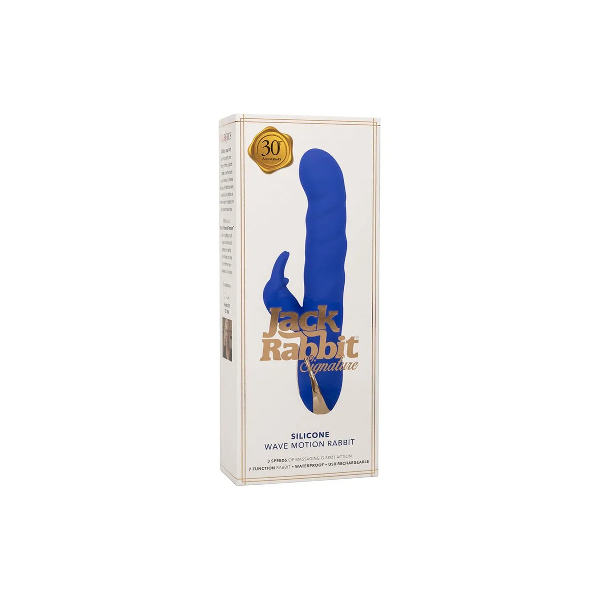 Jack Rabbit Vibrator Wellenbewegung Blau von Calexotics | Fesselliebe.de