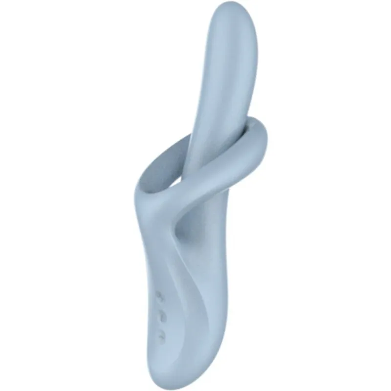 Heat Flex 4 Wärmeeffekt-Vibrator 12 Vibrationen Blau von Satisfyer Vibrator | Fesselliebe.de