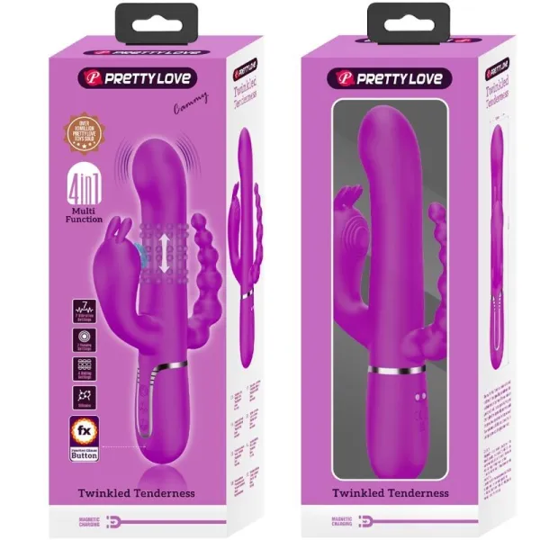 Cammy Triple Vibrator Multifunktion 4 In 1 Rosa von Pretty Love Flirtation | Fesselliebe.de