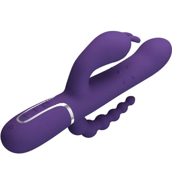 Cammy Triple Vibrator Multifunktion 4 In 1 Lila von Pretty Love Flirtation | Fesselliebe.de