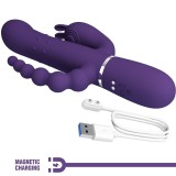 Cammy Triple Vibrator Multifunktion 4 In 1 Lila von Pretty Love Flirtation | Fesselliebe.de