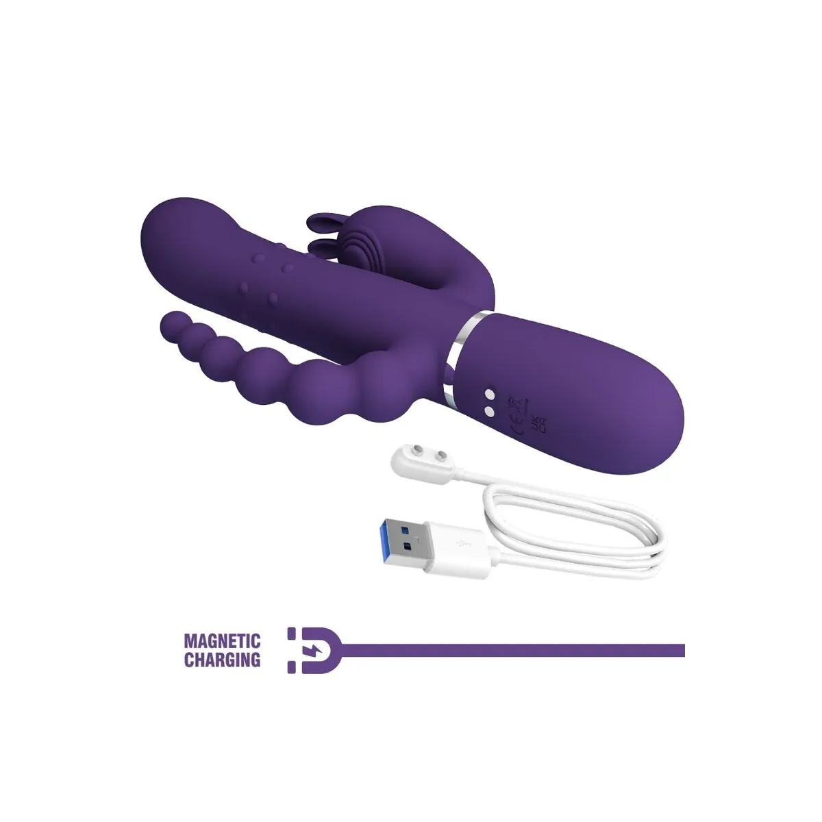 Cammy Triple Vibrator Multifunktion 4 In 1 Lila von Pretty Love Flirtation | Fesselliebe.de