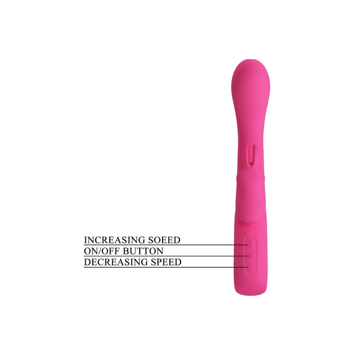 Novak Rabbit Vibrator 12 Vibrationen Rosa von Pretty Love Flirtation | Fesselliebe.de