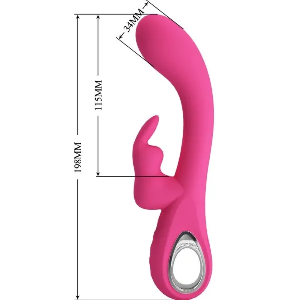 Novak Rabbit Vibrator 12 Vibrationen Rosa von Pretty Love Flirtation | Fesselliebe.de