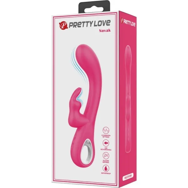 Novak Rabbit Vibrator 12 Vibrationen Rosa von Pretty Love Flirtation | Fesselliebe.de
