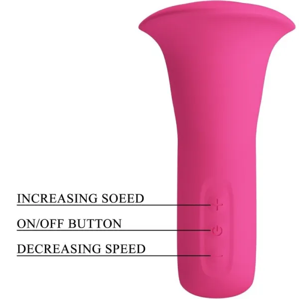 Clyde Oralvibrator Vibrierende Zunge 12 Vibrationen Rosa von Pretty Love Flirtation | Fesselliebe.de