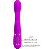 Shania Triple Rabbit Vibrator Multifunktions-Rosa von Pretty Love Flirtation | Fesselliebe.de