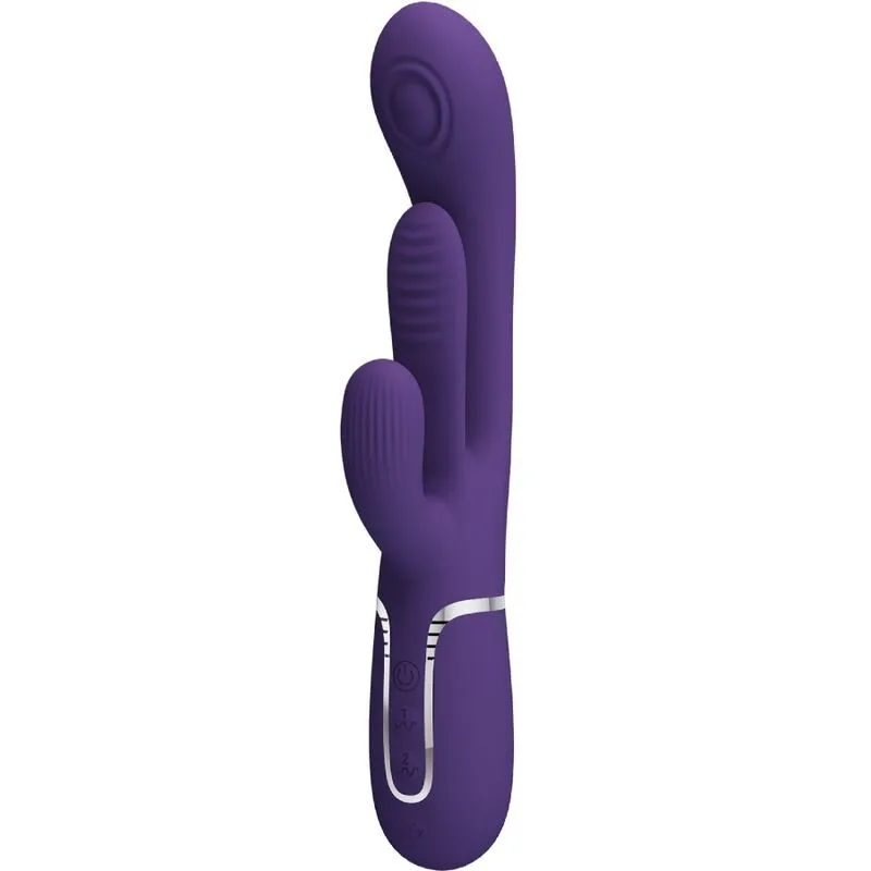 Shania Triple Rabbit Vibrator Multifunktions-Lila von Pretty Love | Fesselliebe.de