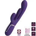 Shania Triple Rabbit Vibrator Multifunktions-Lila von Pretty Love