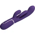 Shania Triple Rabbit Vibrator Multifunktions-Lila von Pretty Love