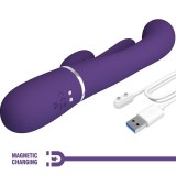Shania Triple Rabbit Vibrator Multifunktions-Lila von Pretty Love | Fesselliebe.de