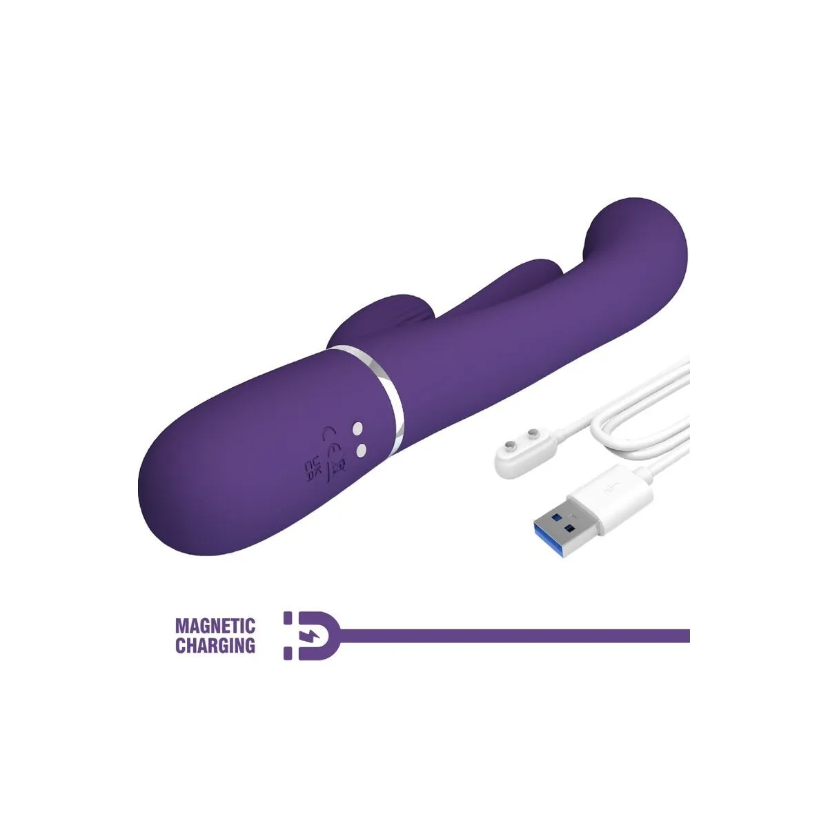 Shania Triple Rabbit Vibrator Multifunktions-Lila von Pretty Love | Fesselliebe.de