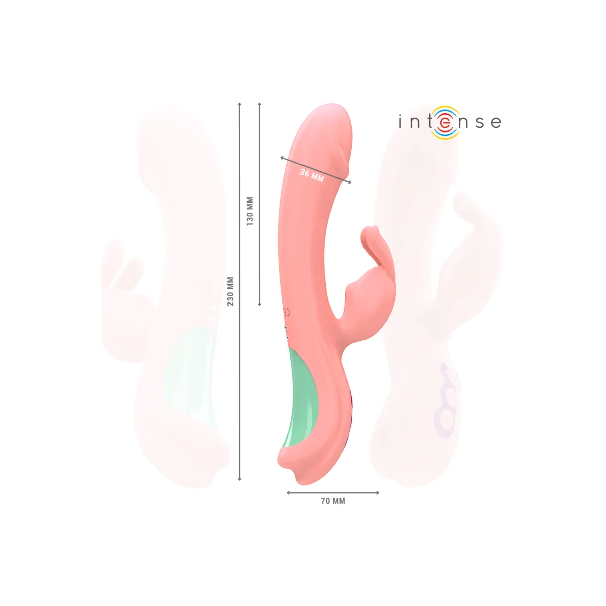 Rachel Rabbit Vibrator 5 Vibrationen Rosa von Intense Fun | Fesselliebe.de