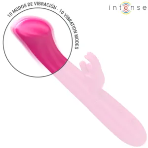 Julieta Rabbit Vibrator 18,6 cm 10 Vibrationen Rosa von Intense Fun
