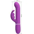 Coale 4 In 1 Multifunktions-Rabbit-Vibrator Lila von Pretty Love