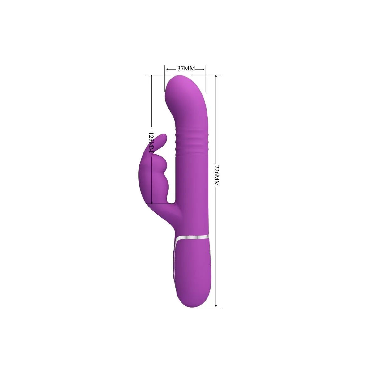 Coale 4 In 1 Multifunktions-Rabbit-Vibrator Lila von Pretty Love | Fesselliebe.de