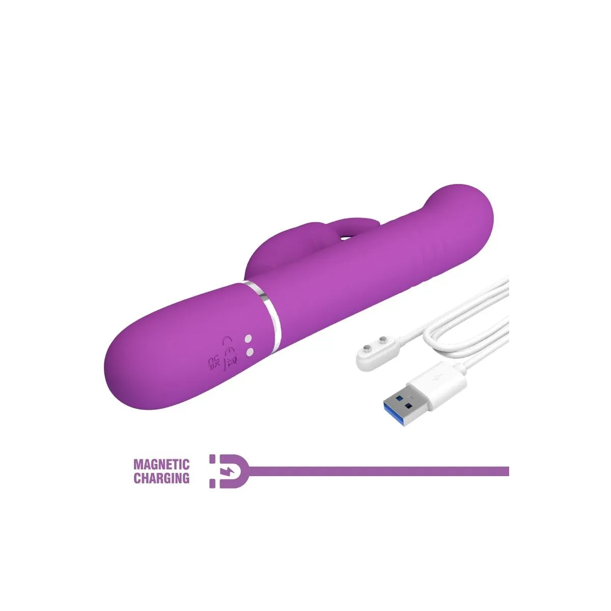 Coale 4 In 1 Multifunktions-Rabbit-Vibrator Lila von Pretty Love | Fesselliebe.de