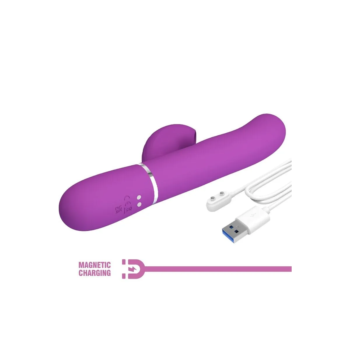 Perlita 3 In 1 Multifunktions-Rabbit-Vibrator Lila von Pretty Love | Fesselliebe.de
