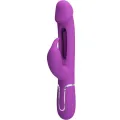 Kampas 3 In 1 Multifunktions-Rabbit-Vibrator Lila von Pretty Love