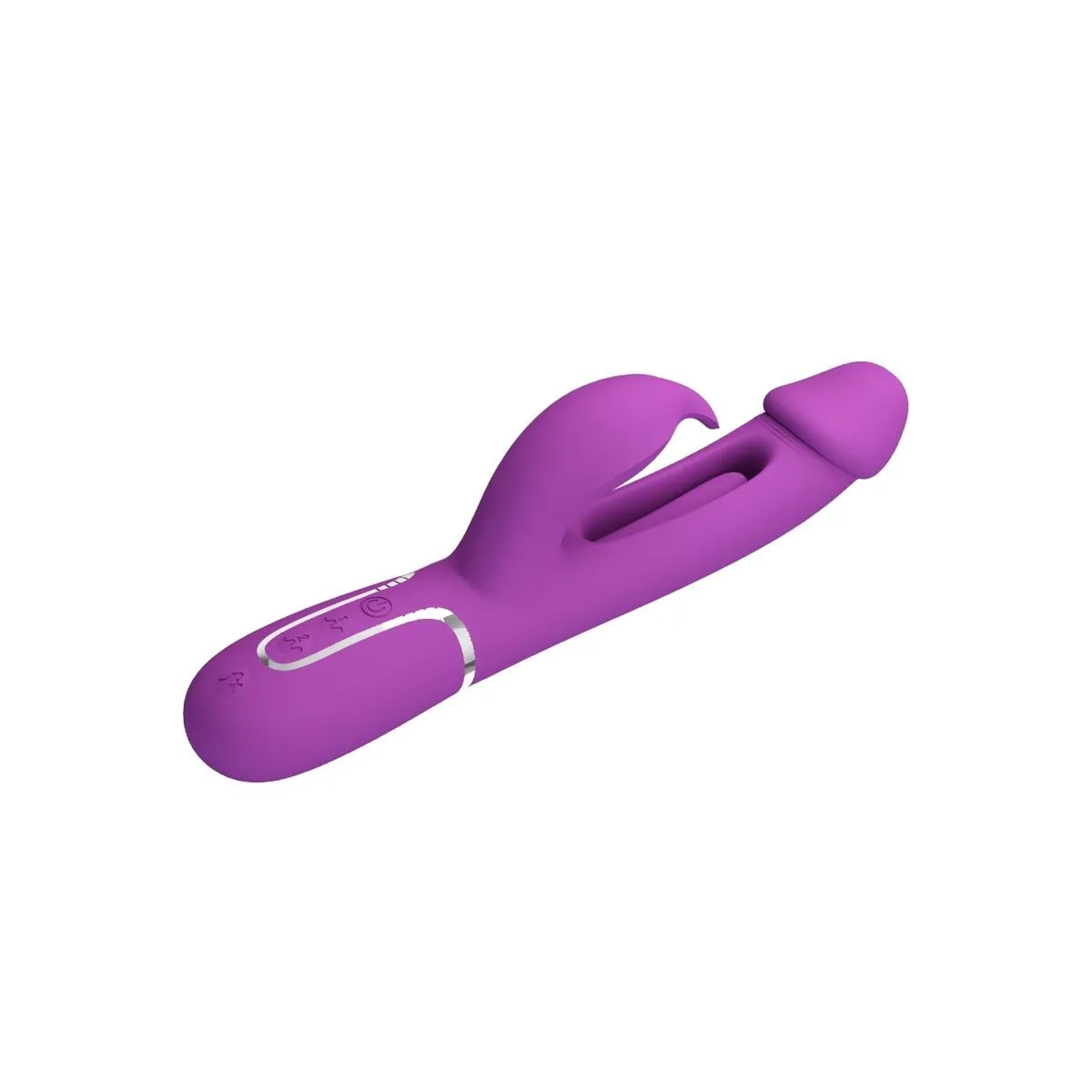 Kampas 3 In 1 Multifunktions-Rabbit-Vibrator Lila von Pretty Love | Fesselliebe.de