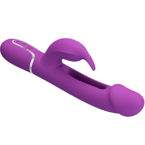 Kampas 3 In 1 Multifunktions-Rabbit-Vibrator Lila von Pretty Love | Fesselliebe.de