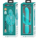 Cammy 4 In 1 Multifunktions-Dreifacher Rabbit-Vibrator Blau von Pretty Love | Fesselliebe.de