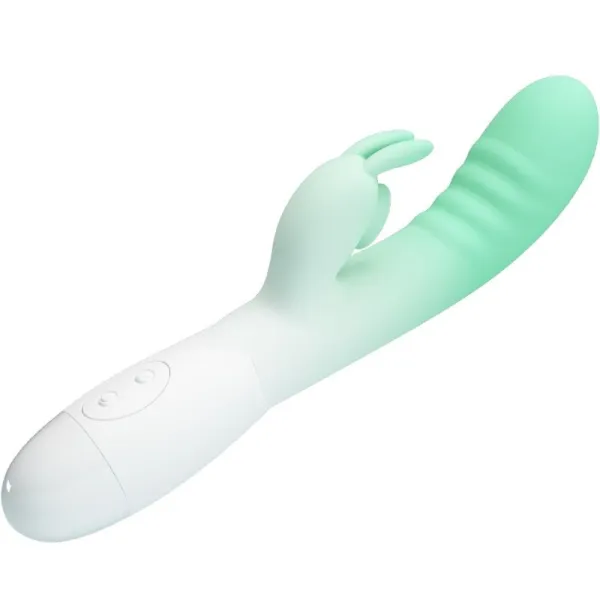 Cerberus Rabbit Vibrator 3o Vibrationen Grün von Pretty Love | Fesselliebe.de