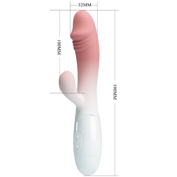 Snappy Rabbit Vibrator 30 Vibrationen Rosa von Pretty Love | Fesselliebe.de