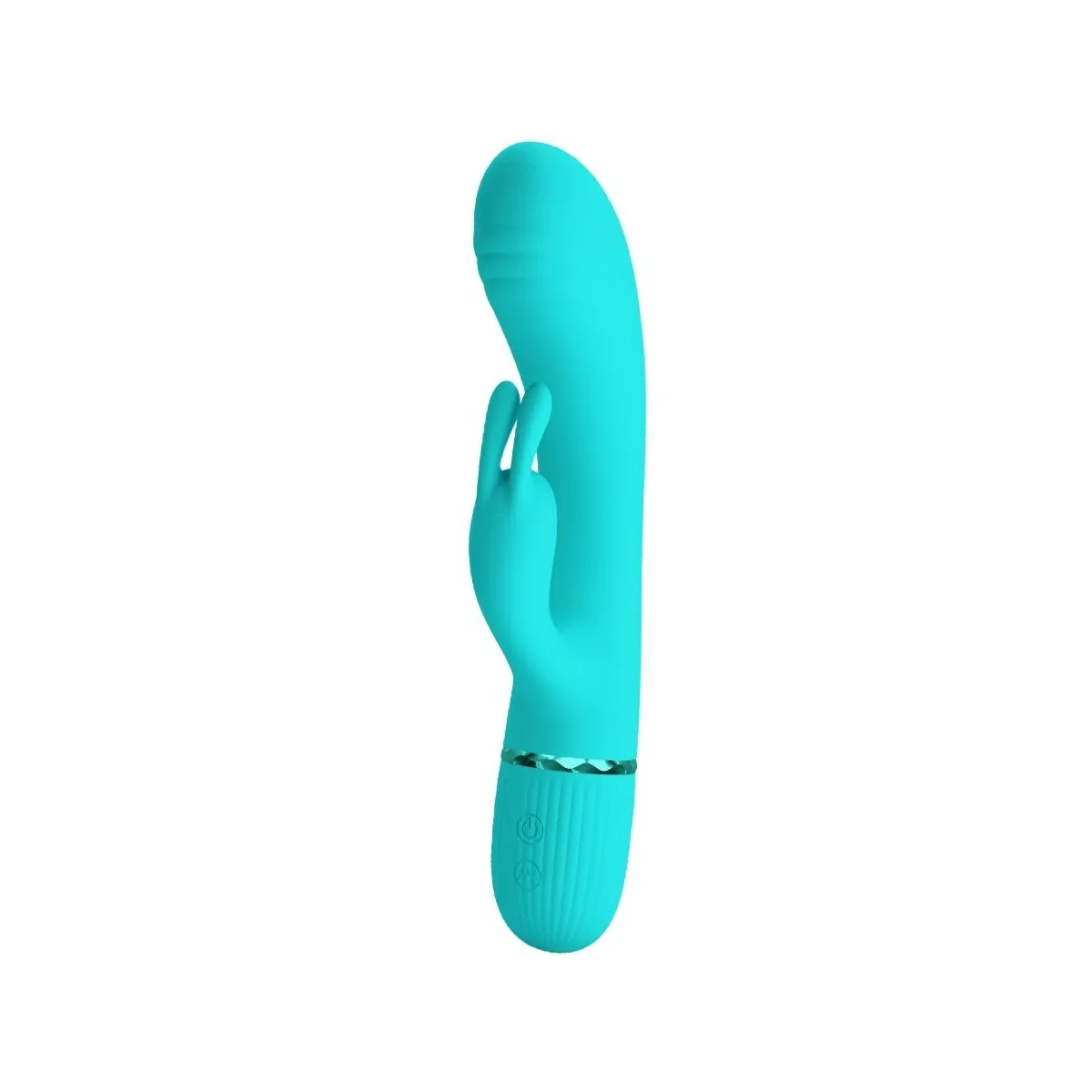 Scocco Vibrator Rabbit Türkis von Pretty Love Flirtation | Fesselliebe.de