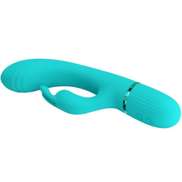 Scocco Vibrator Rabbit Türkis von Pretty Love Flirtation | Fesselliebe.de