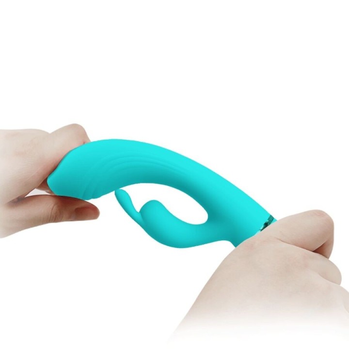Scocco Vibrator Rabbit Türkis von Pretty Love Flirtation | Fesselliebe.de