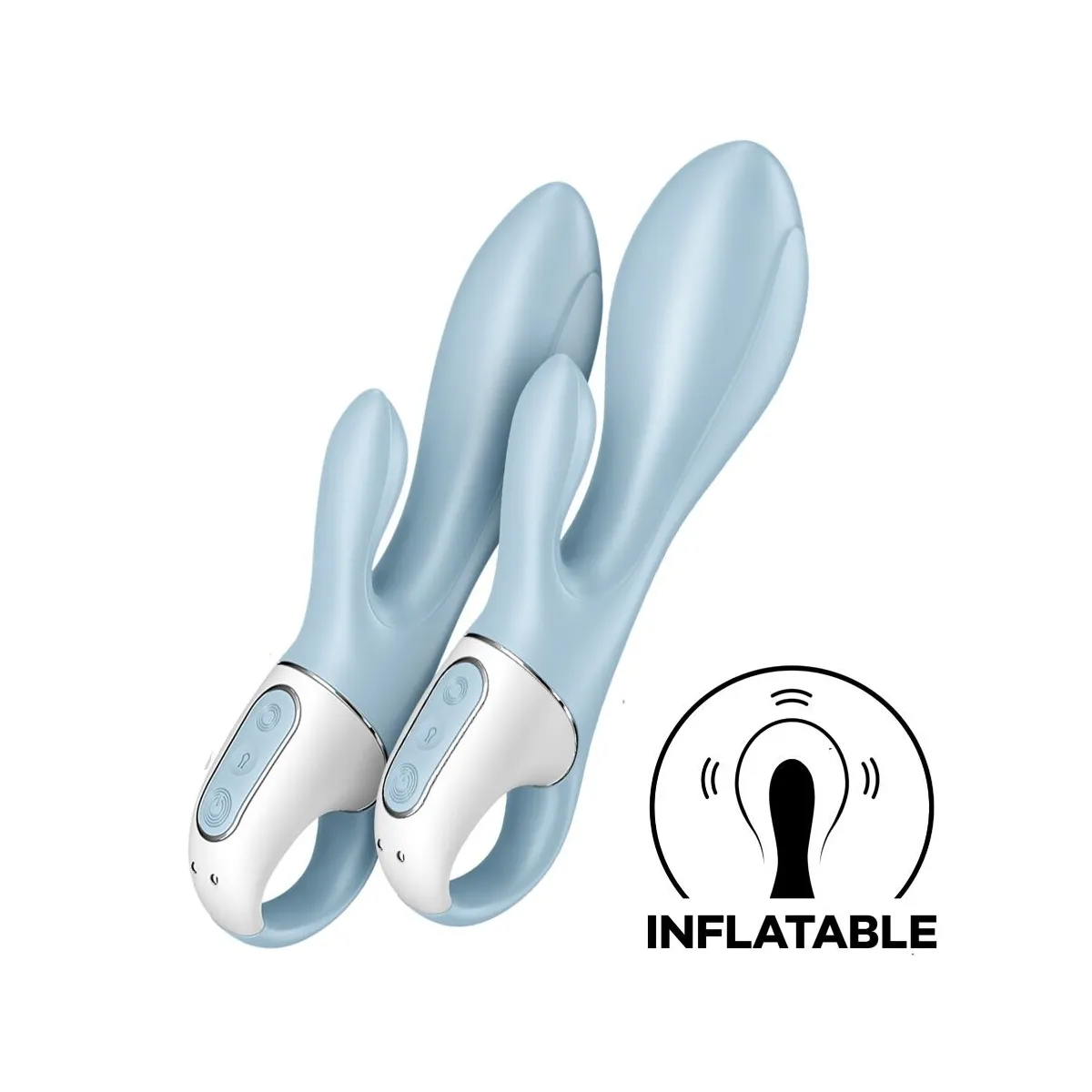 Air Pump Bunny 1 aufblasbarer Rabbitvibrator Blau von Satisfyer Vibrator | Fesselliebe.de
