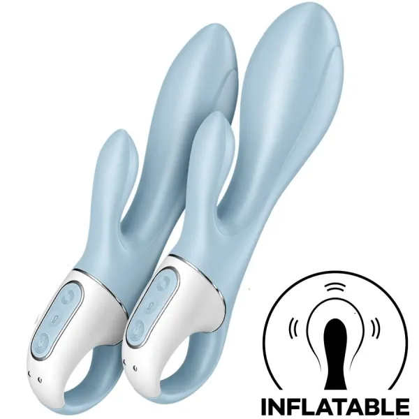 Air Pump Bunny 1 aufblasbarer Rabbitvibrator Blau von Satisfyer Vibrator | Fesselliebe.de
