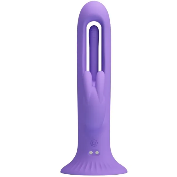 Killmoulis Rabbit Vibrator 12 Vibrationsmodi Lila von Pretty Love | Fesselliebe.de