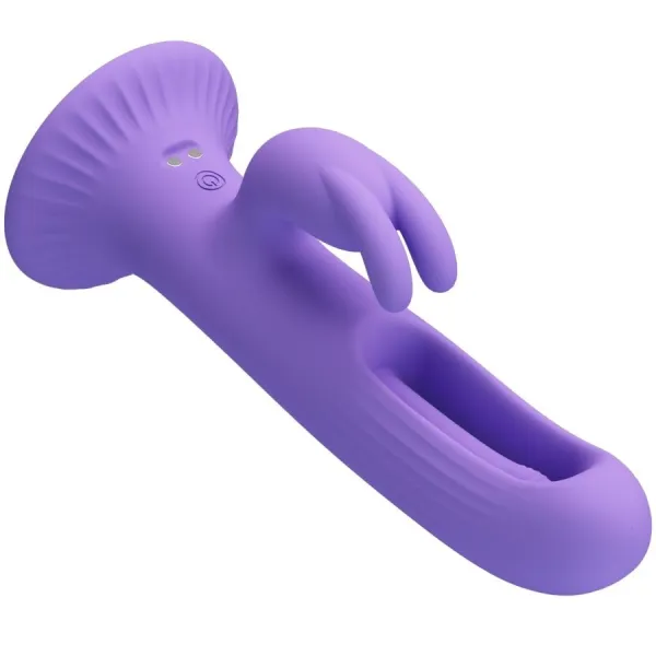 Killmoulis Rabbit Vibrator 12 Vibrationsmodi Lila von Pretty Love | Fesselliebe.de