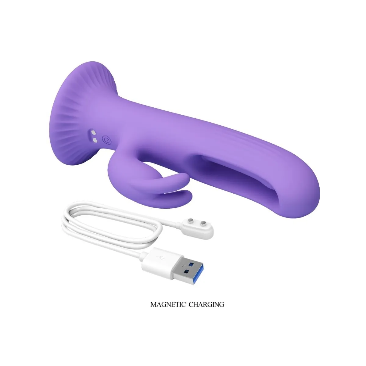 Killmoulis Rabbit Vibrator 12 Vibrationsmodi Lila von Pretty Love | Fesselliebe.de