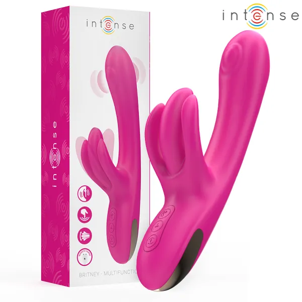 Britney Multifunktions-Rabbit-Vibrator 23 cm Rosa von Intense Fun | Fesselliebe.de