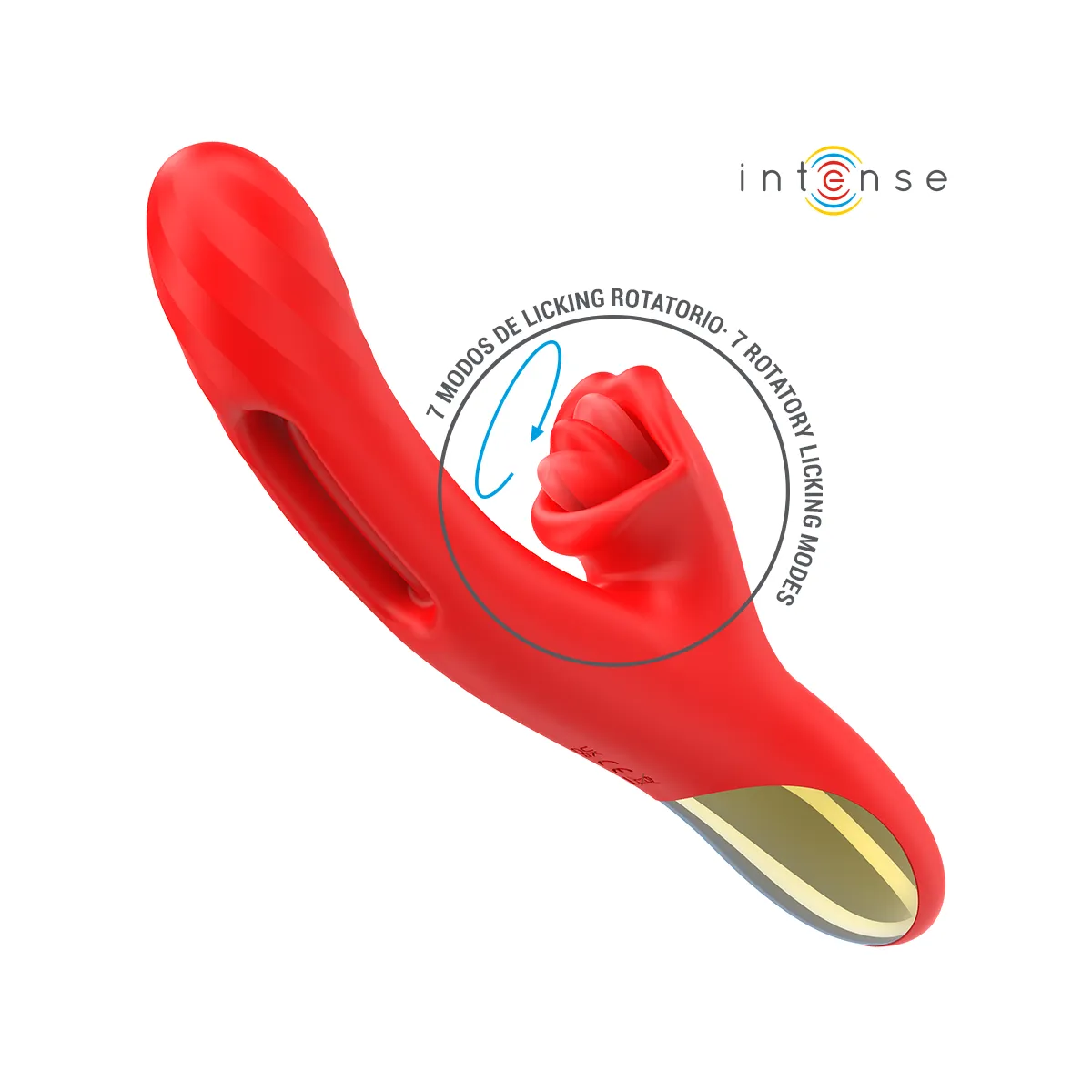 Jessica Multifunktionsvibrator Klitorisstimulation 24,8 cm Rot von Intense Fun | Fesselliebe.de