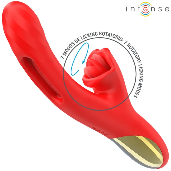 Jessica Multifunktionsvibrator Klitorisstimulation 24,8 cm Rot von Intense Fun | Fesselliebe.de