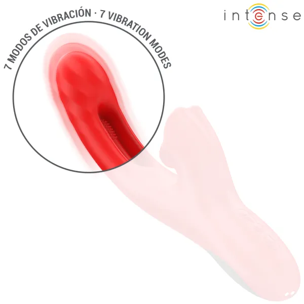 Jessica Multifunktionsvibrator Klitorisstimulation 24,8 cm Rot von Intense Fun | Fesselliebe.de